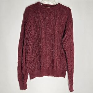 Hardwood & Pine Vintage Red Crewneck Sweater